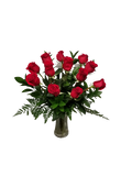 True Love (12 roses in vase)